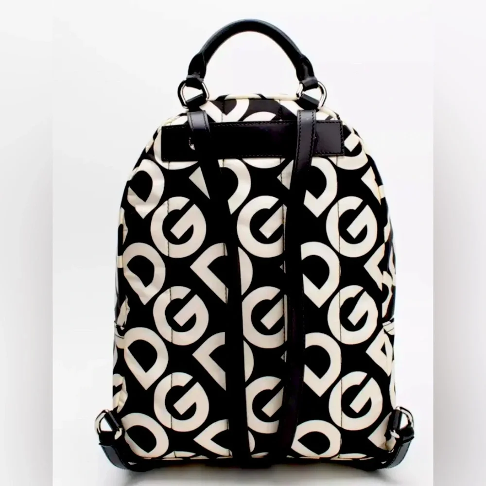 DOLCE & GABBANA Backpack MONOGRAM NYLON - LEATHER BACKPACK NWT $1883 - Picture 9 of 16